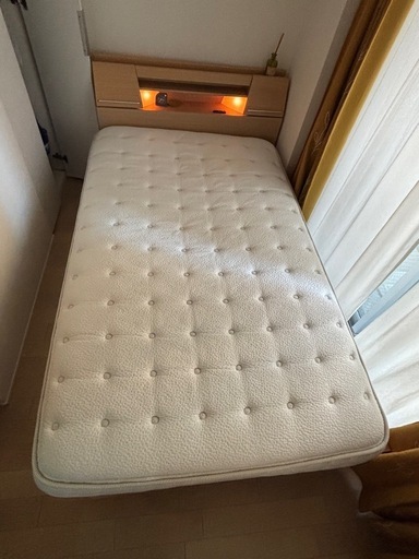 セミダブルベッド マットレス ニトリ (Alex ) 目黒のベッド《シングル