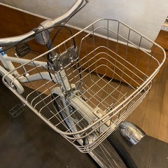 【砲弾型LEDオートライト】27インチ　シングルギア　自転車　白の画像