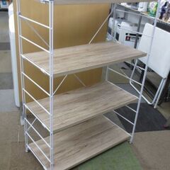 幅82cm  4段 シェルフ オープンラック 奥行40×高さ123㎝ 収納棚 収納ラック ユニットシェルフ 札幌 北20条店の画像