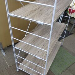 幅82cm  4段 シェルフ オープンラック 奥行40×高さ123㎝ 収納棚 収納ラック ユニットシェルフ 札幌 北20条店の画像