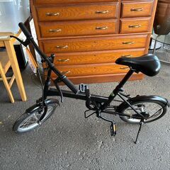 【リサイクルショップどりーむ荒田店】No.606 自転車 黒 ブレーキワイヤー交換済み の画像