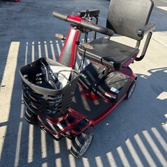 【不動】セニアカー　現状　バッテリー無しの画像