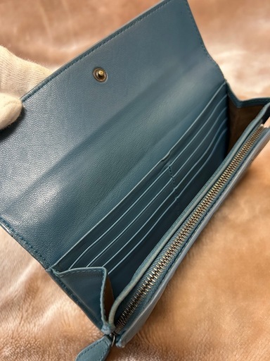 BOTTEGA VENETAボッテガヴェネタロングウォレットフラップ式二つ折り長財布 二つ折り財布 折財布 さいふ サイフボッテガベネ