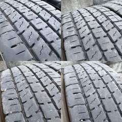 【中古】ダンロップ DECTES スタッドレス 11R22.5  14P.R. 4本セット  大型の画像