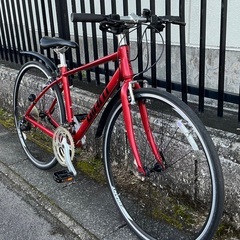 ＜整備済・美品車＞ジャイアント・エスケープ・XS・3×8段変速 ワインレッド・ブレーキワイヤー/ブレーキシュー/スタンド新品交換済・パンク無料修理券付きでお得品！の画像