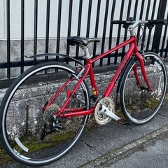 ＜整備済・美品車＞ジャイアント・エスケープ・XS・3×8段変速 ワインレッド・ブレーキワイヤー/ブレーキシュー/スタンド新品交換済・パンク無料修理券付きでお得品！の画像