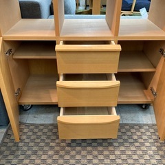 キャスター付きシェルフラックの画像