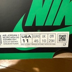Nike Air Jordan 1 Retro High OG Lucky Green 29cm 新品未使用の画像