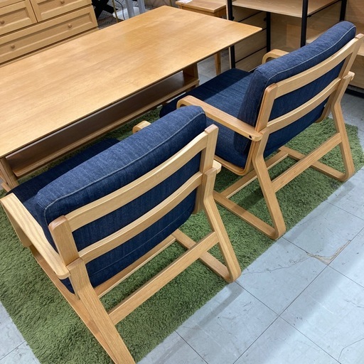 無印良品　ダイニング4店セット　※天板キズ・座面変色あり