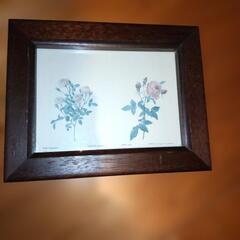 私の部屋 ❀ watashi no Heya living　フレーム　　額絵　antiqueRoseの画像
