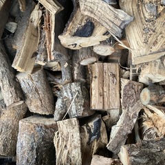 不揃い薪の画像