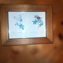私の部屋 ❀ watashi no Heya living　フレーム　　額絵　antiqueRoseの画像