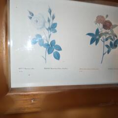私の部屋 ❀ watashi no Heya living　フレーム　　額絵　antiqueRoseの画像
