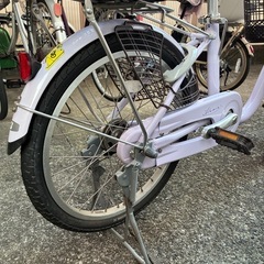 （美品）ブリヂストン　アルミーユ　ミニ　ラベンダーの画像