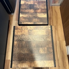 《12/22中までに引き取りに来ていただける方！》
サイドテーブル/2個セットの画像