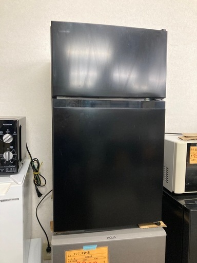 アイリスプラザ 冷蔵庫 87L ブラック PRC-B092D-B リサイクルショップ
