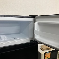 アイリスプラザ 冷蔵庫 87L ブラック PRC-B092D-B   リサイクルショップ宮崎屋　佐土原店　25.12.19の画像