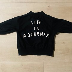 【美品】BREEZE アウター ブルゾン ジャケット ブラックの画像