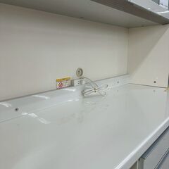 ★リユースのサカイ高崎店★TJ13712 (株)パモウナ 食器棚 白 H194×D50×W120 クリーニング済みの画像