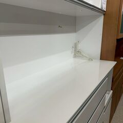 ★リユースのサカイ高崎店★TJ13714  食器棚 白 H200.5×D51×W119.5 クリーニング済みの画像