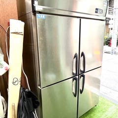 直接または近隣配送限定/2014年製 ダイワ冷機 縦型冷凍冷蔵庫 421YS1-PL-EC 100V の画像