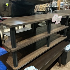 早い者勝ち🚗💨10％OFF😘1点物❣️テレビ台ローボード幅100.3cm奥行き29.8cm高さ41cm茶色•黒の画像