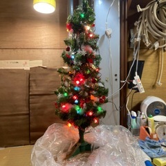 店舗展示用クリスマスツリー　完成品　高さ約120センチの画像