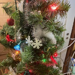 店舗展示用クリスマスツリー　完成品　高さ約120センチの画像