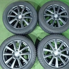 【早い者勝ち】冬タイヤ4本ホイール付4万円B243スタッドレス225/50R17の画像