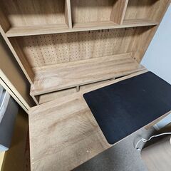 LOWYA システムデスク 幅120cm（47.2インチ）ライトブラウンの画像