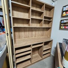 LOWYA システムデスク 幅120cm（47.2インチ）ライトブラウンの画像