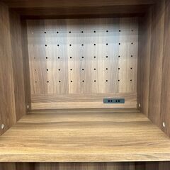 ★リユースのサカイ高崎店★TJ13717  食器棚 茶 H180.5×D45×W61 クリーニング済みの画像