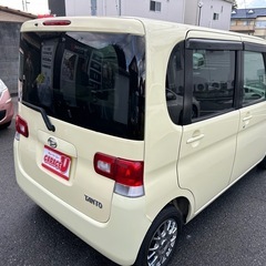 🉐大人気タント❣️車検９年８月、しかもベージュイエロー❣️スライドドア❣️の画像
