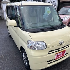 🉐大人気タント❣️車検９年８月、しかもベージュイエロー❣️スライドドア❣️の画像