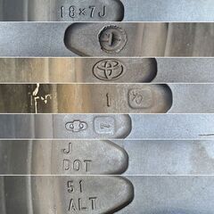 ★トヨタ純正★ホイール タイヤセット 18×7J 225/50R18 95Q IG70 ヨコハマ ice GUARD 22年製造 8分山 バランス調整済 TOYOTA #12Z1638b39の画像