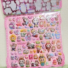 キャラクターシールぷくぷくシール3Dシールステッカー立体シール2枚入り*4セットの画像