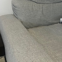 UNICOウニコLOWEYローソファ2.5シータライトグレーの画像