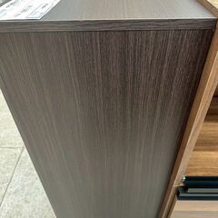 ★リユースのサカイ高崎店★TJ13719  レンジ台 ダークブラウン H89.5×D39.5×W89.5 クリーニング済みの画像