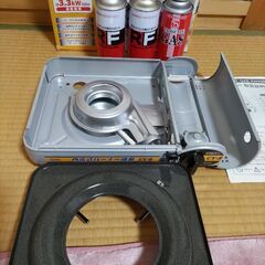 カセットコンロ(ガス3本付)の画像