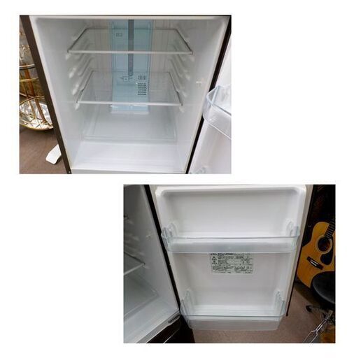 現状特価品 西岡店 冷蔵庫 2ドア 138L 2011年製 パナソニック NR-B143W-T ブラウン Panasonic 茶色 100Lクラス 西岡店