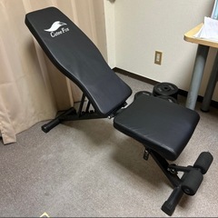 IROTECダンベル，トレーニングベンチの画像