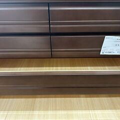 ★リユースのサカイ高崎店★TJ13720 全国家具工業連合会 整理ダンス 茶 H155×D57×W105.5 クリーニング済みの画像