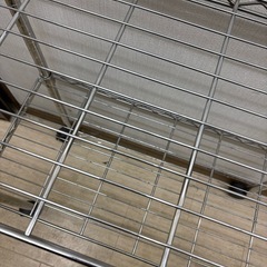 シルバーラック スチールラック メタルラック 棚 キッチンラック レンジ ⑤の画像