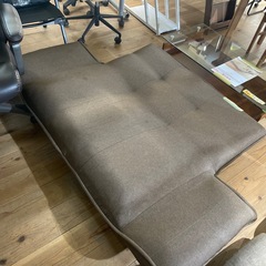 配達可【2人掛けソファ】【茶色】【管理番号11912】の画像