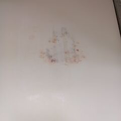 ★ジモティ割あり★  レンジ台 ホワイト H101×D51×W88 クリーニング済み TK7758の画像