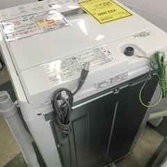 ジャングルジャングル貝塚店　洗濯機　ヤマダ　白　ホワイト　5.5kg 風乾燥　リサイクル　ステンレス槽　一人暮らし向け　全自動洗濯機　2024 貝塚市　二色浜の画像