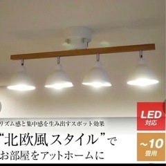 北欧風シーリングライトの画像