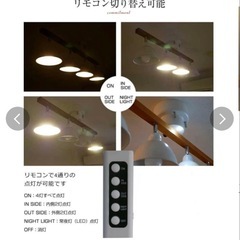 北欧風シーリングライトの画像