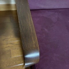 カリモク　木肘三人掛けソファーの画像