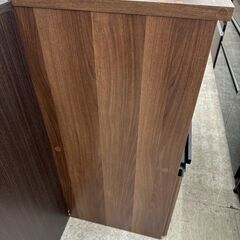 ★リユースのサカイ高崎店★TJ13722  レンジ台 茶 H90.5×D45×W90 クリーニング済みの画像